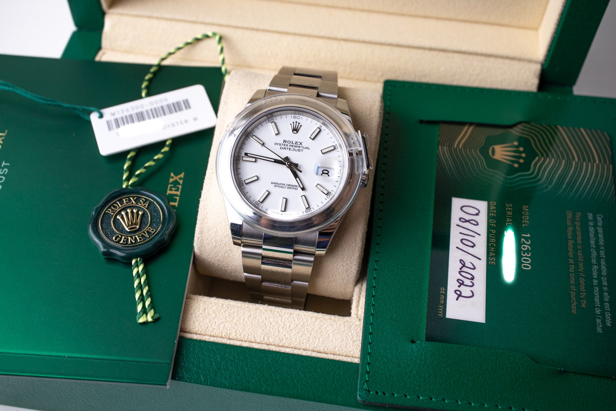 Rolex Datejust 41 126300 White