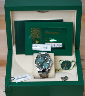 Rolex Datejust 41 Mint Dial 126334