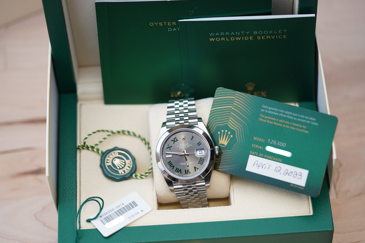 Rolex Datejust 41 Wimbledon 126300