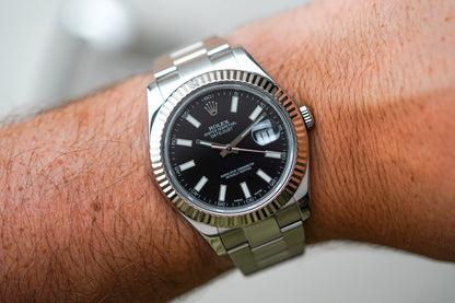 Rolex Datejust II Black Dial 116334