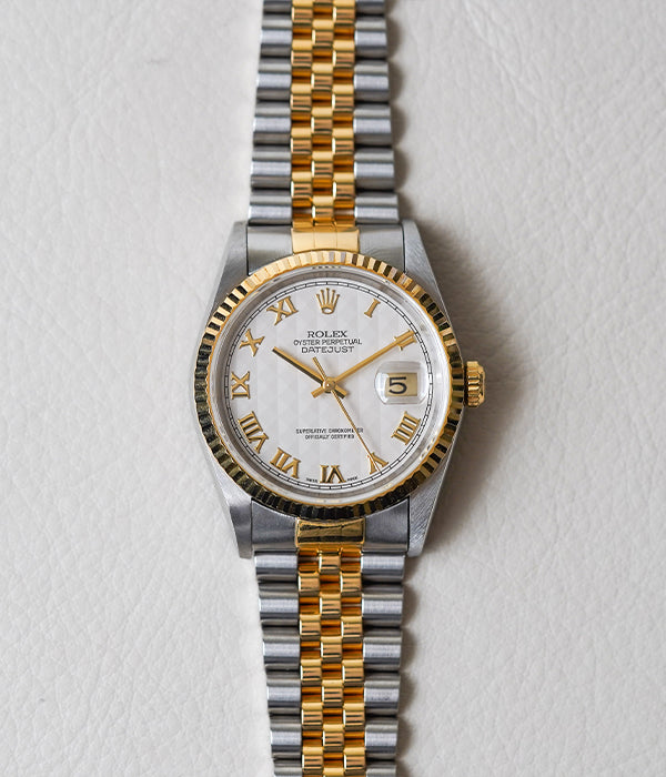 Rolex Datejust Pyramid Roman Dial 16233