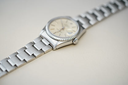 Rolex Datejust Silver Tropical Dial 16220