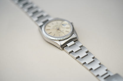Rolex Datejust Silver Tropical Dial 16220