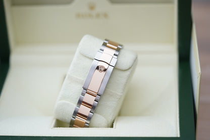 Rolex Datejust Turn-O-Graph 116261 Rose Gold Black Dial