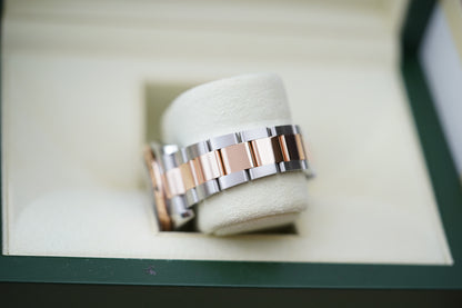 Rolex Datejust Turn-O-Graph 116261 Rose Gold Black Dial