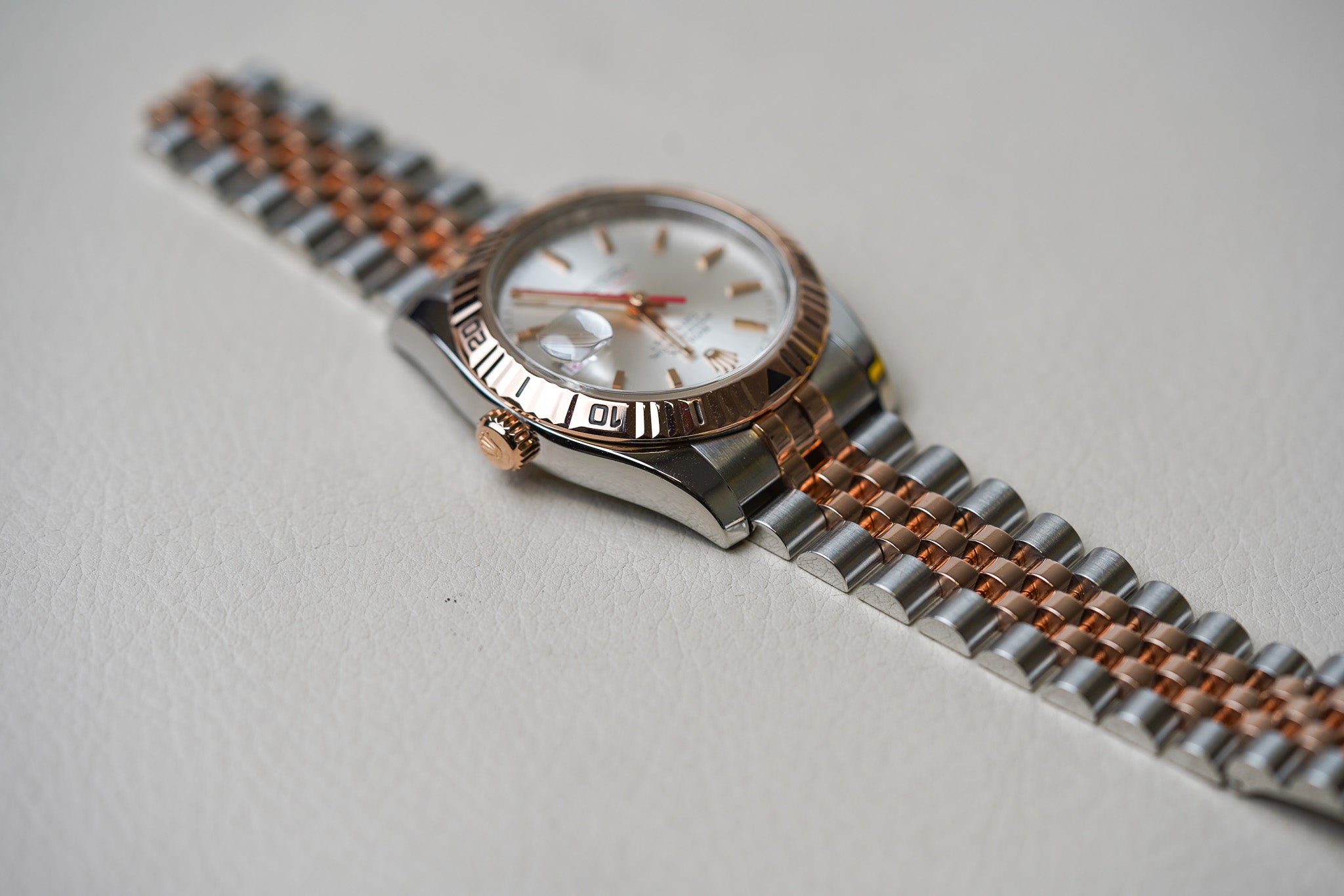 Rolex Datejust Turn-O-Graph 116261 Rose Gold Two Tone Jubilee