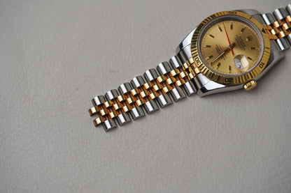 Rolex Datejust Turn-O-Graph 116263 Champagne Dial Jubilee