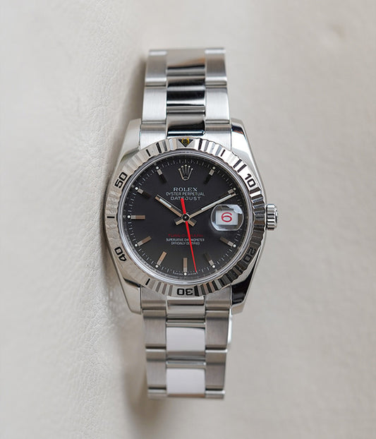 Rolex Datejust Turn-O-Graph 116264 Charcoal
