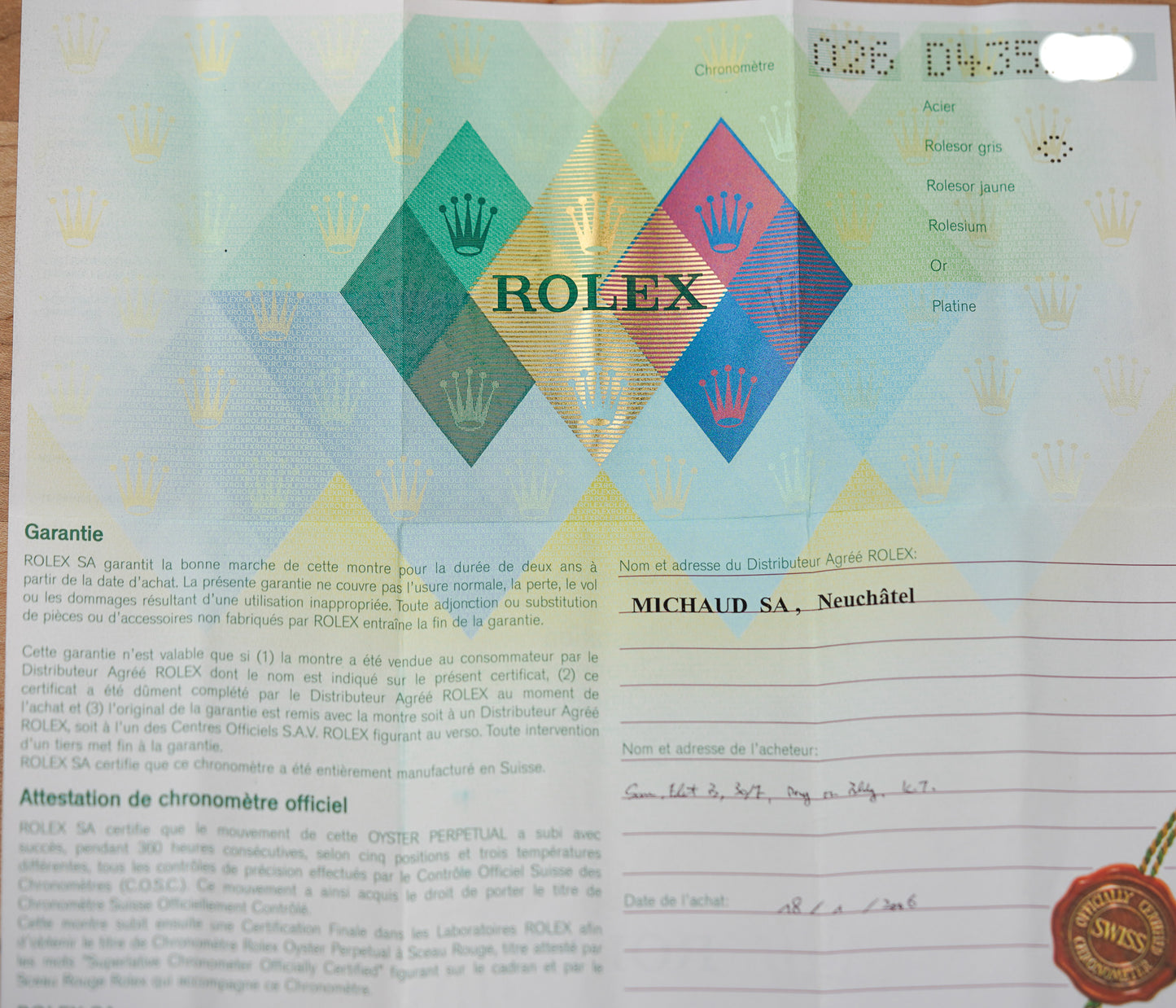 Rolex Datejust Turn-O-Graph 116264 Charcoal Dial