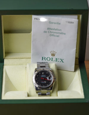 Rolex Datejust Turn-O-Graph 116264 Charcoal