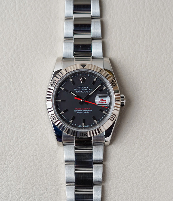 Rolex Datejust Turn-O-Graph 116264 Charcoal