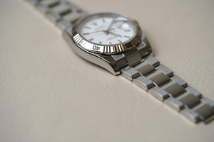 Rolex Datejust Turn-O-Graph 116264 White Dial