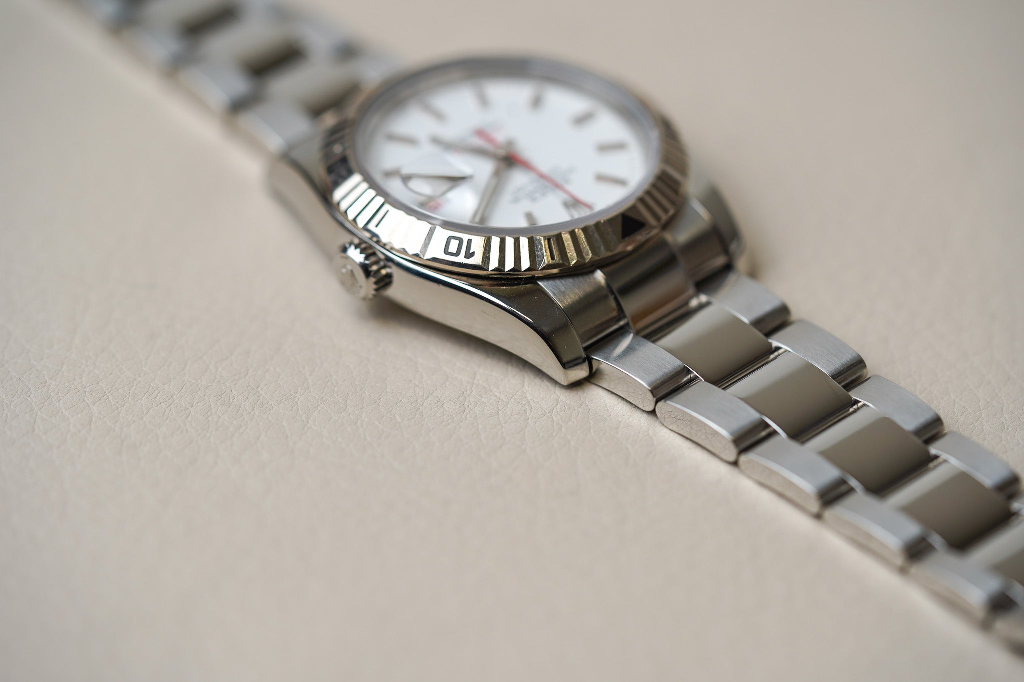Rolex Datejust Turn-O-Graph 116264 White Dial
