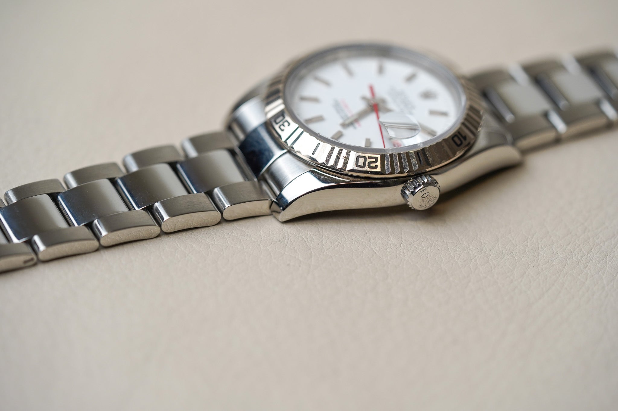 Rolex Datejust Turn-O-Graph 116264 White Dial