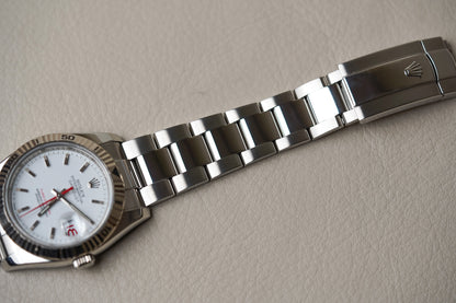 Rolex Datejust Turn-O-Graph 116264 White Dial