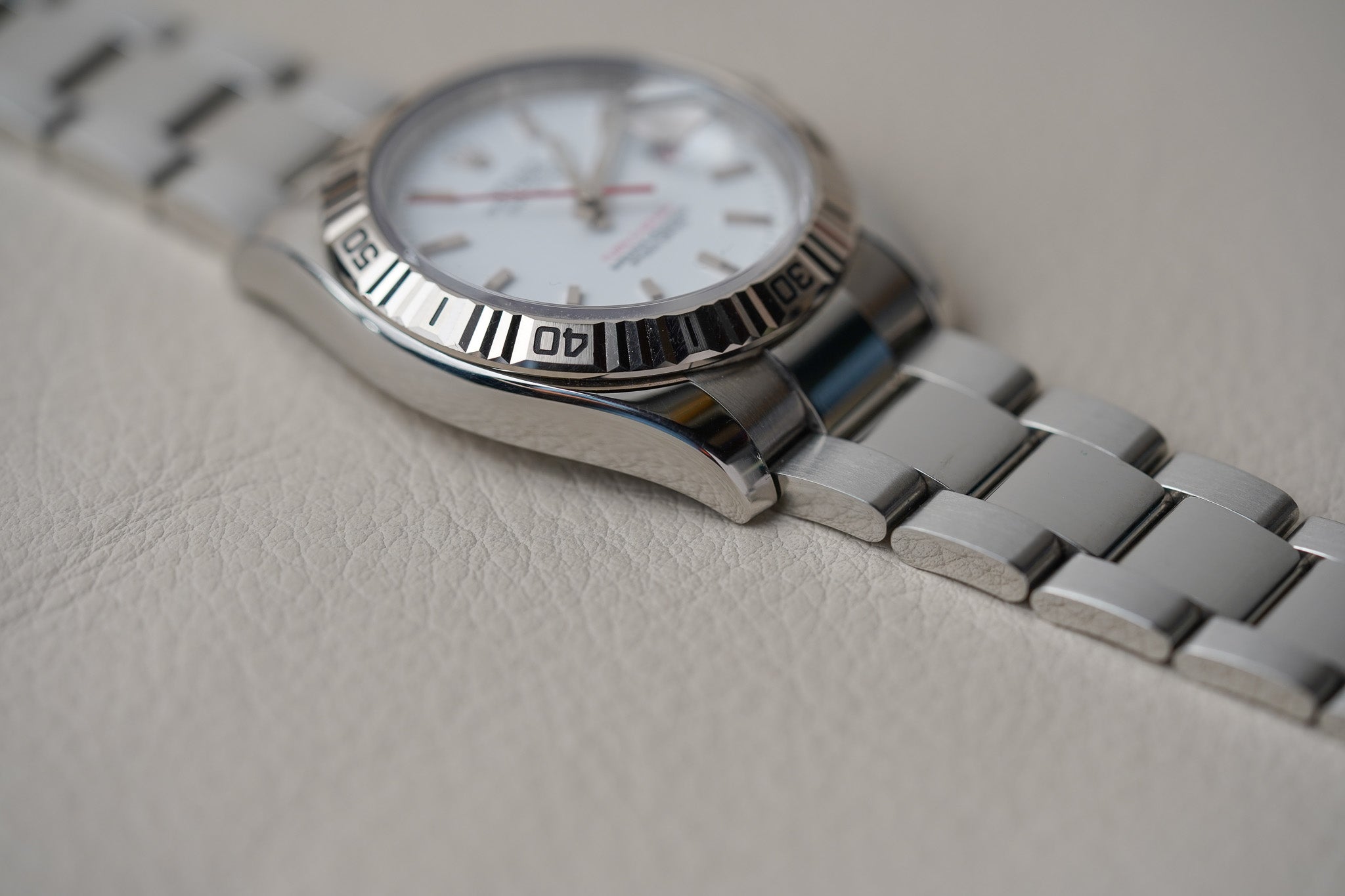 Rolex Datejust Turn-O-Graph 116264 White Dial
