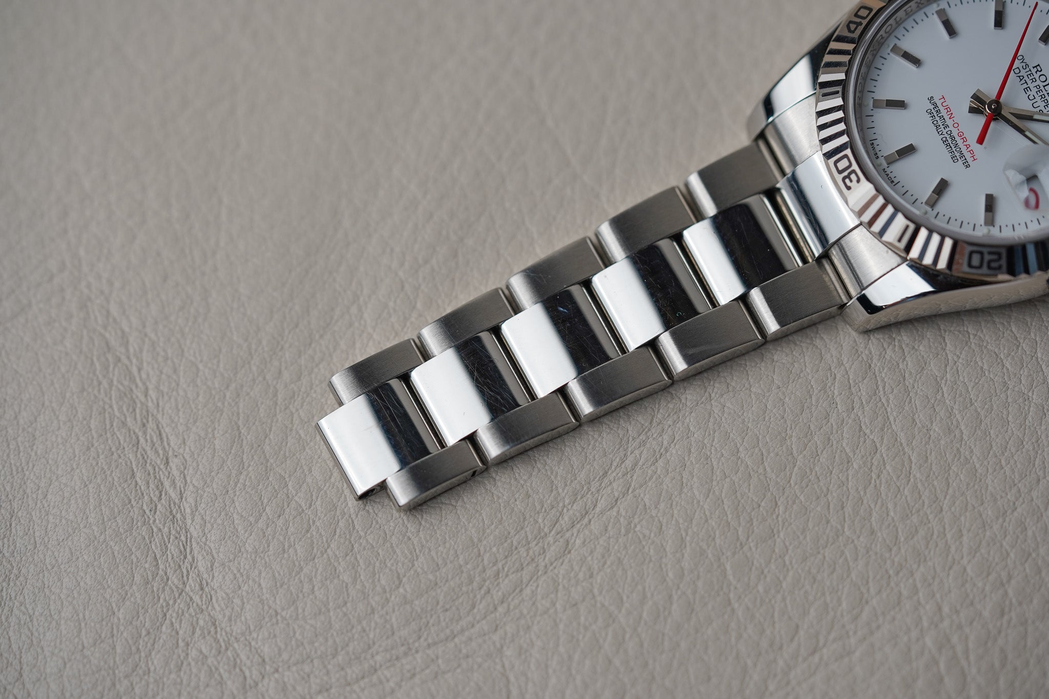 Rolex Datejust Turn-O-Graph 116264 White Dial – Belmont Watches