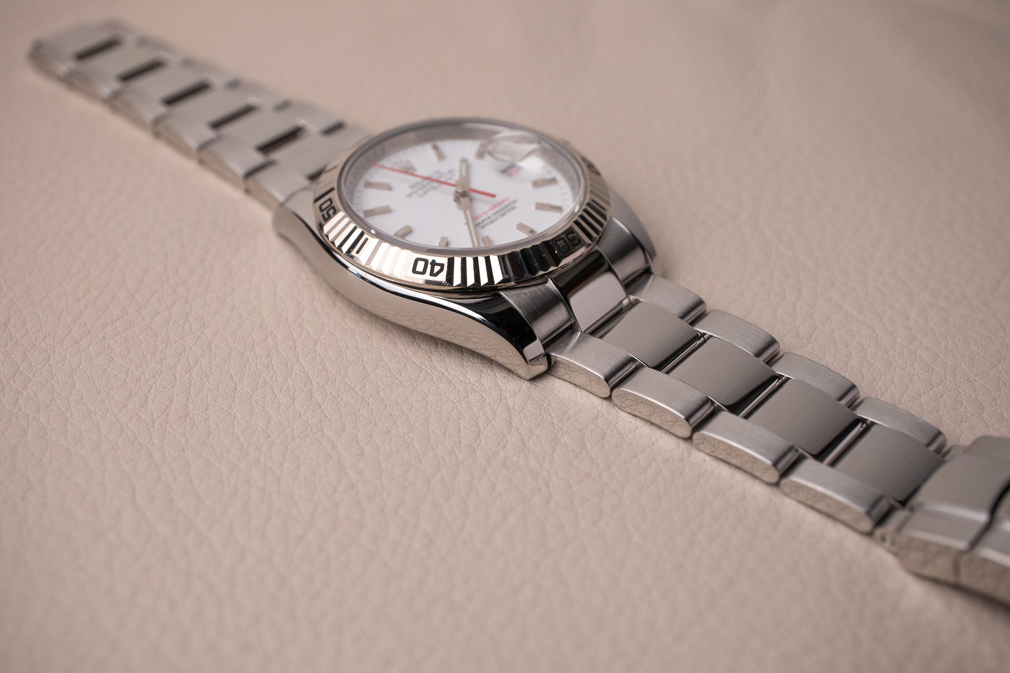 Rolex Datejust Turn-O-Graph 116264 White – Belmont Watches