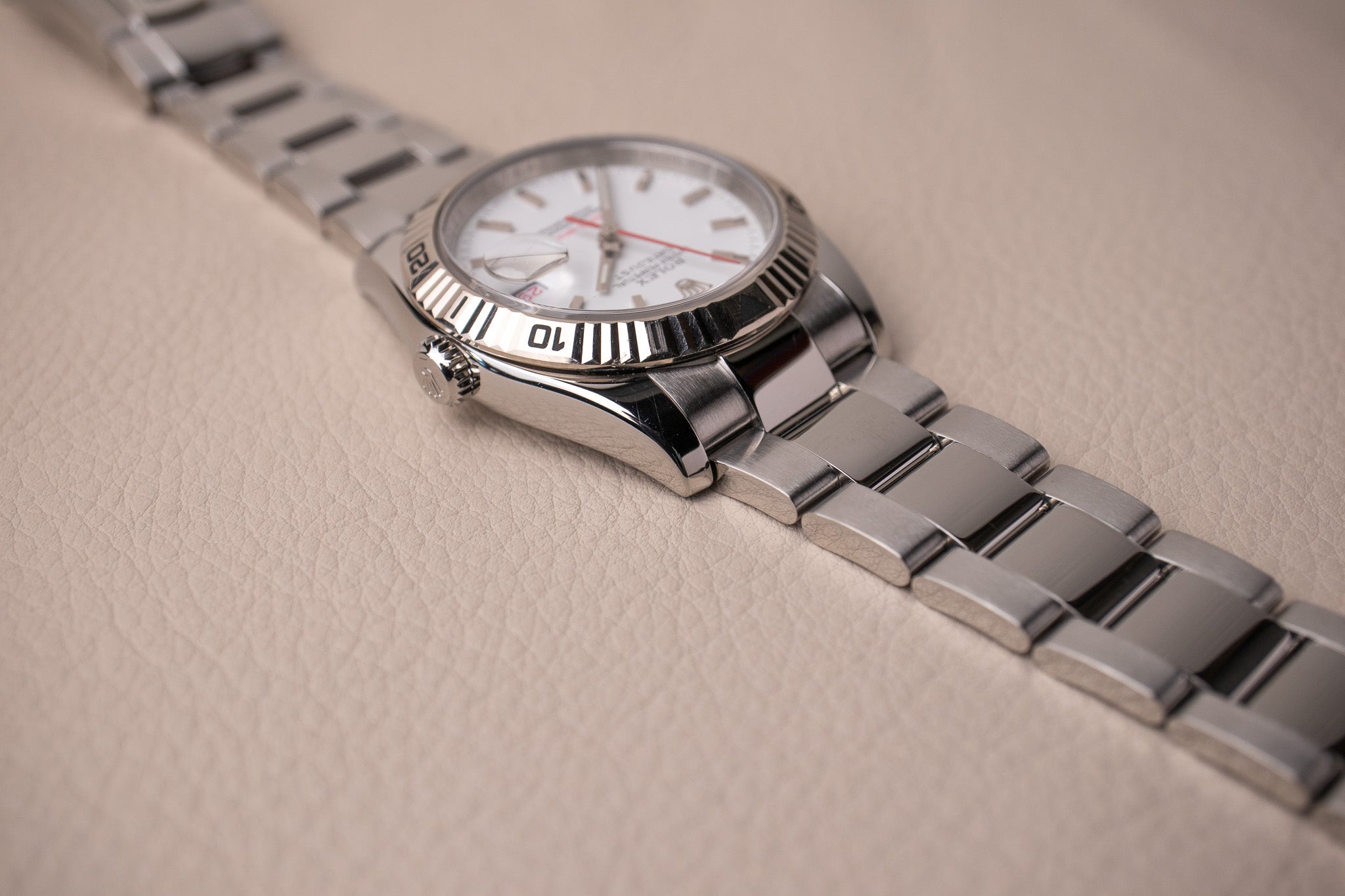Rolex Datejust Turn-O-Graph 116264 White – Belmont Watches