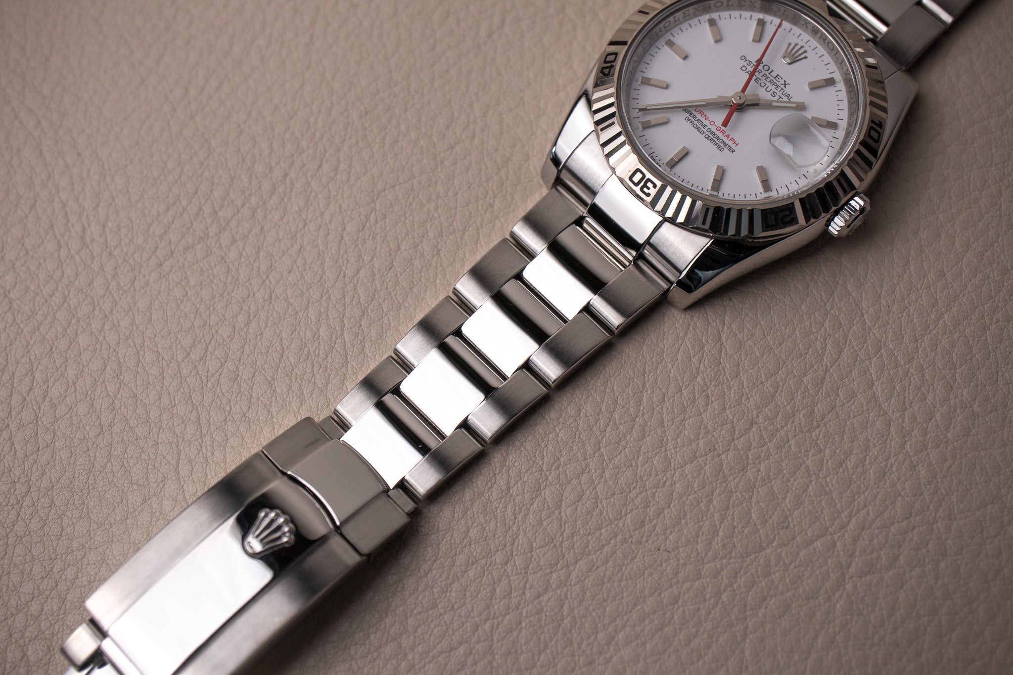 Rolex Datejust Turn-O-Graph 116264 White – Belmont Watches