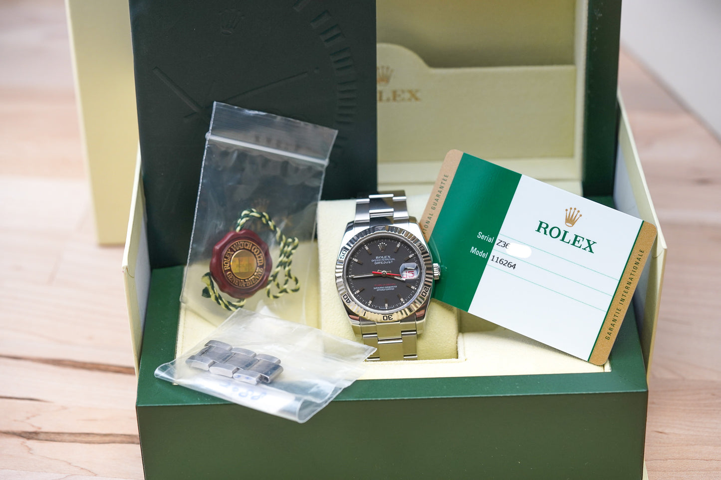Rolex Datejust Turn-O-Graph Charcoal 116264