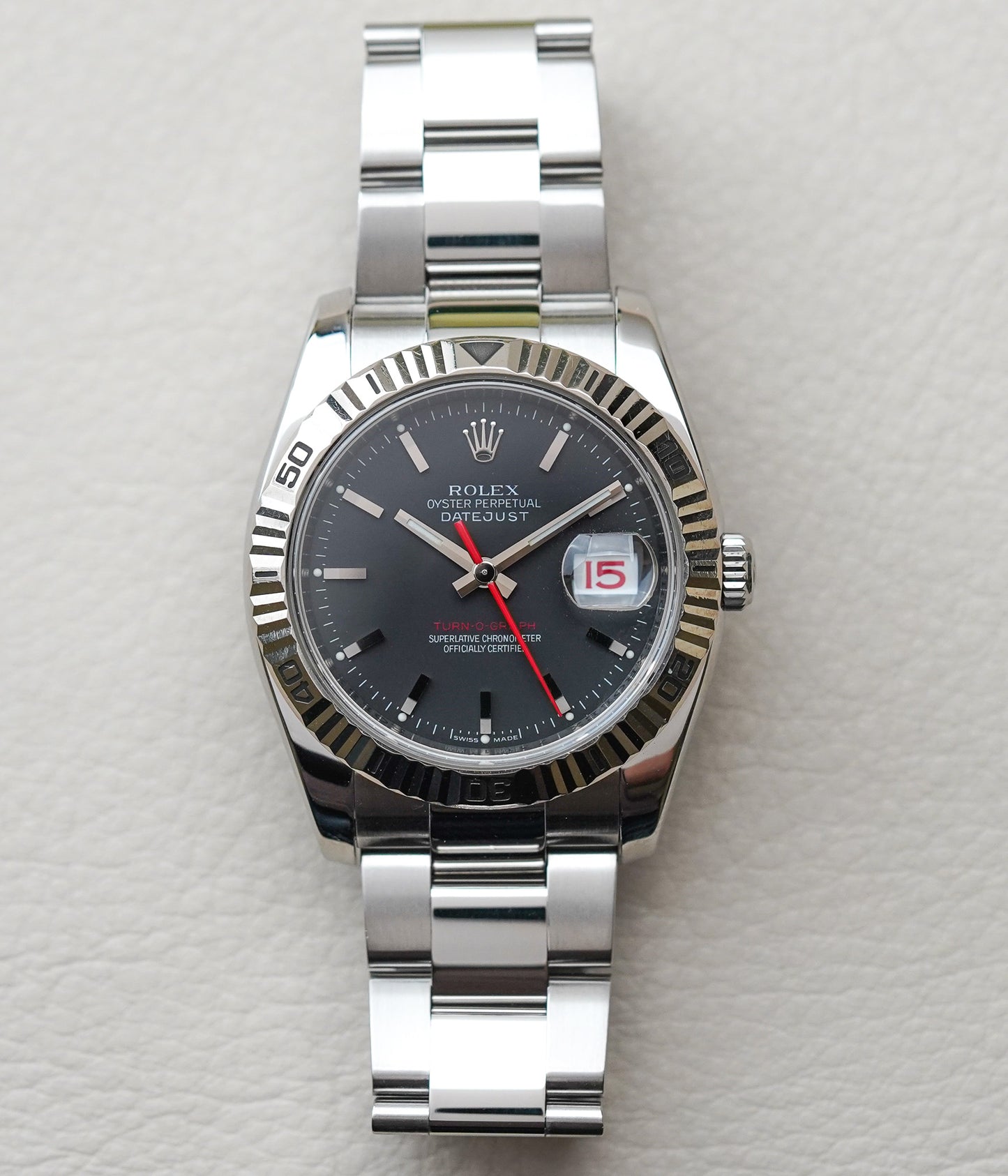 Rolex Datejust Turn-O-Graph Charcoal 116264