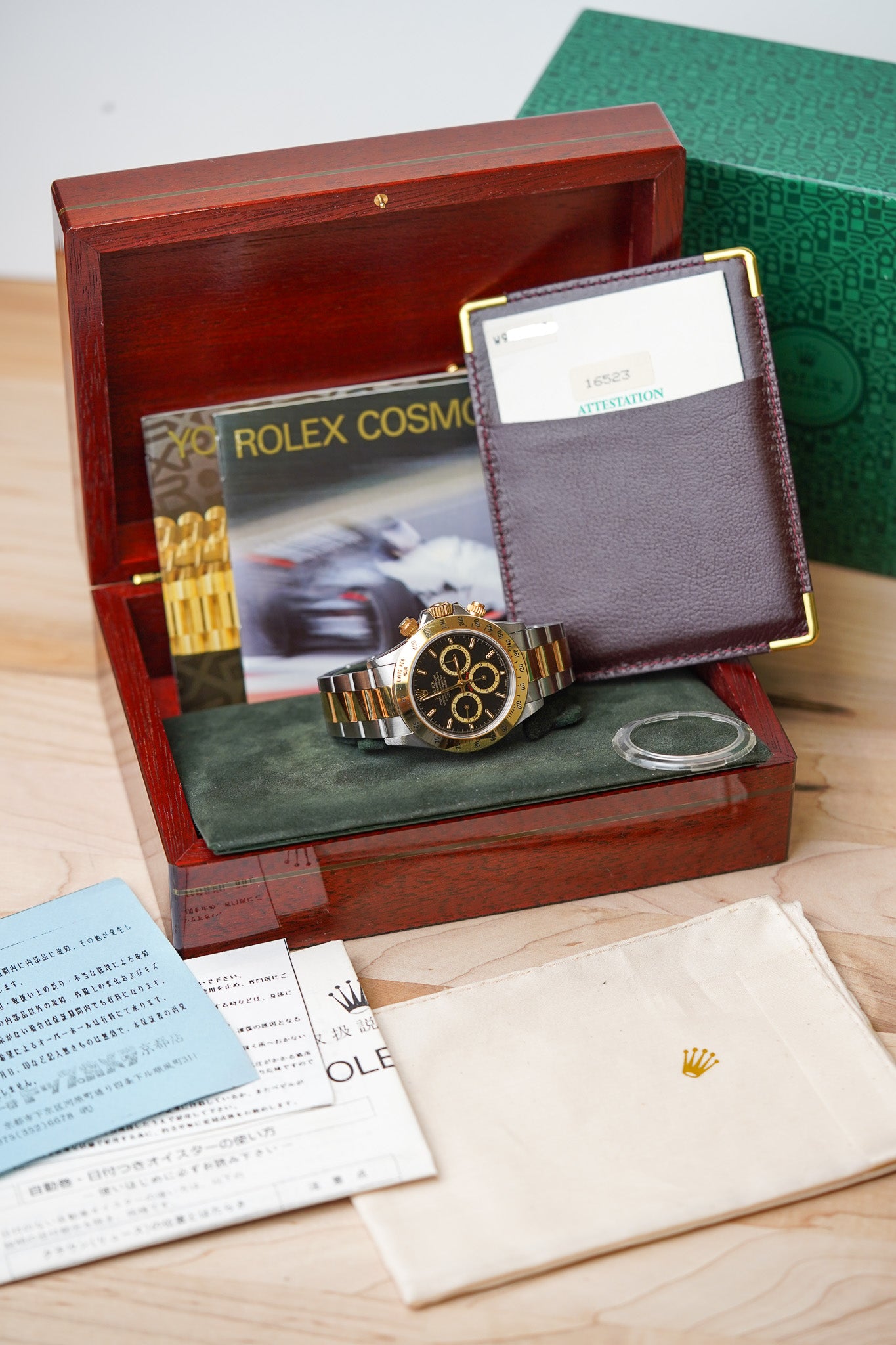 Rolex Daytona Two-Tone 'Zenith' 16523 Black Dial