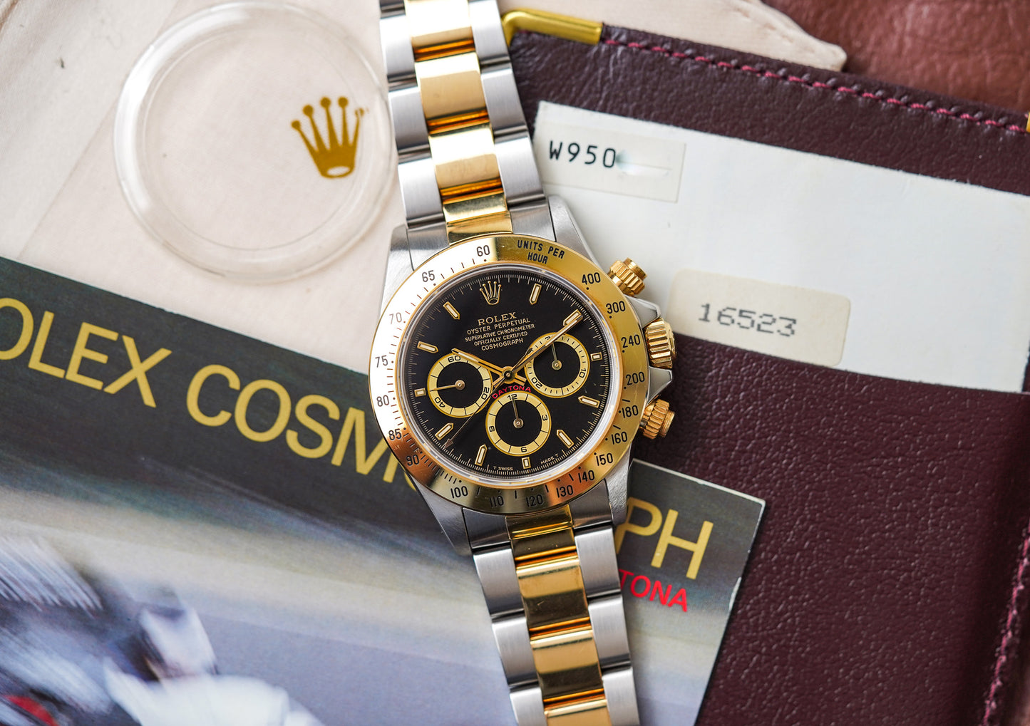 Rolex Daytona Two-Tone 'Zenith' 16523 Black Dial