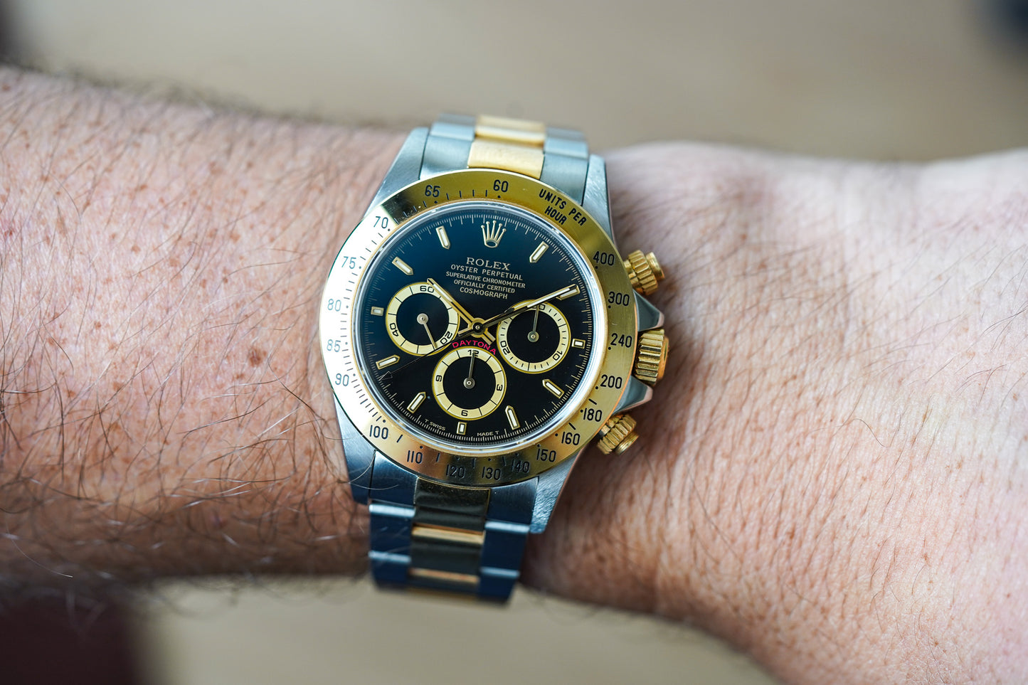 Rolex Daytona Two-Tone 'Zenith' 16523 Black Dial