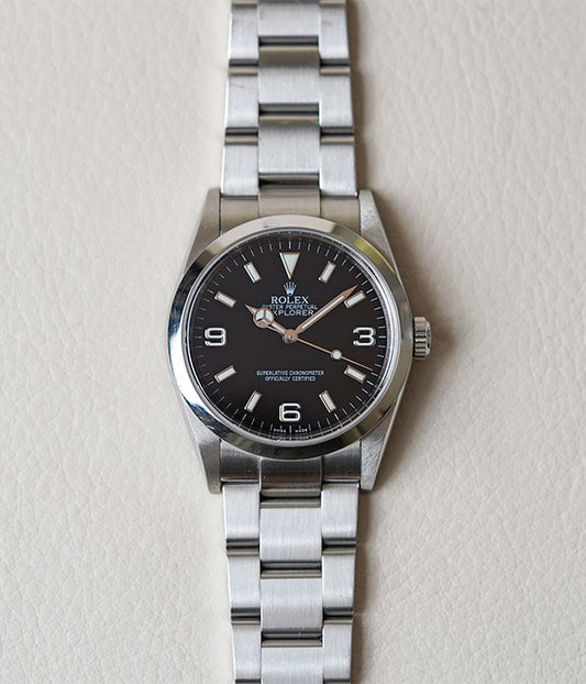 Rolex Explorer I 114270 Engraved Rehaut