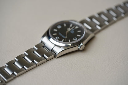 Rolex Explorer I 114270 Engraved Rehaut