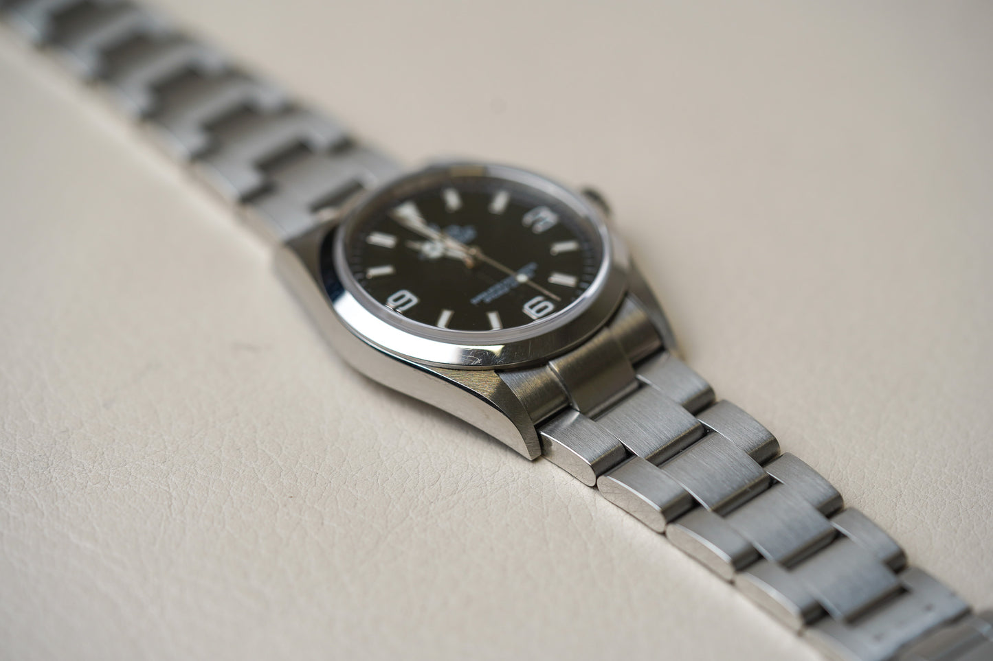 Rolex Explorer I 114270 Engraved Rehaut