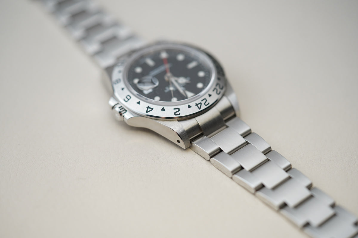 2002 Rolex Explorer II 16570 Black