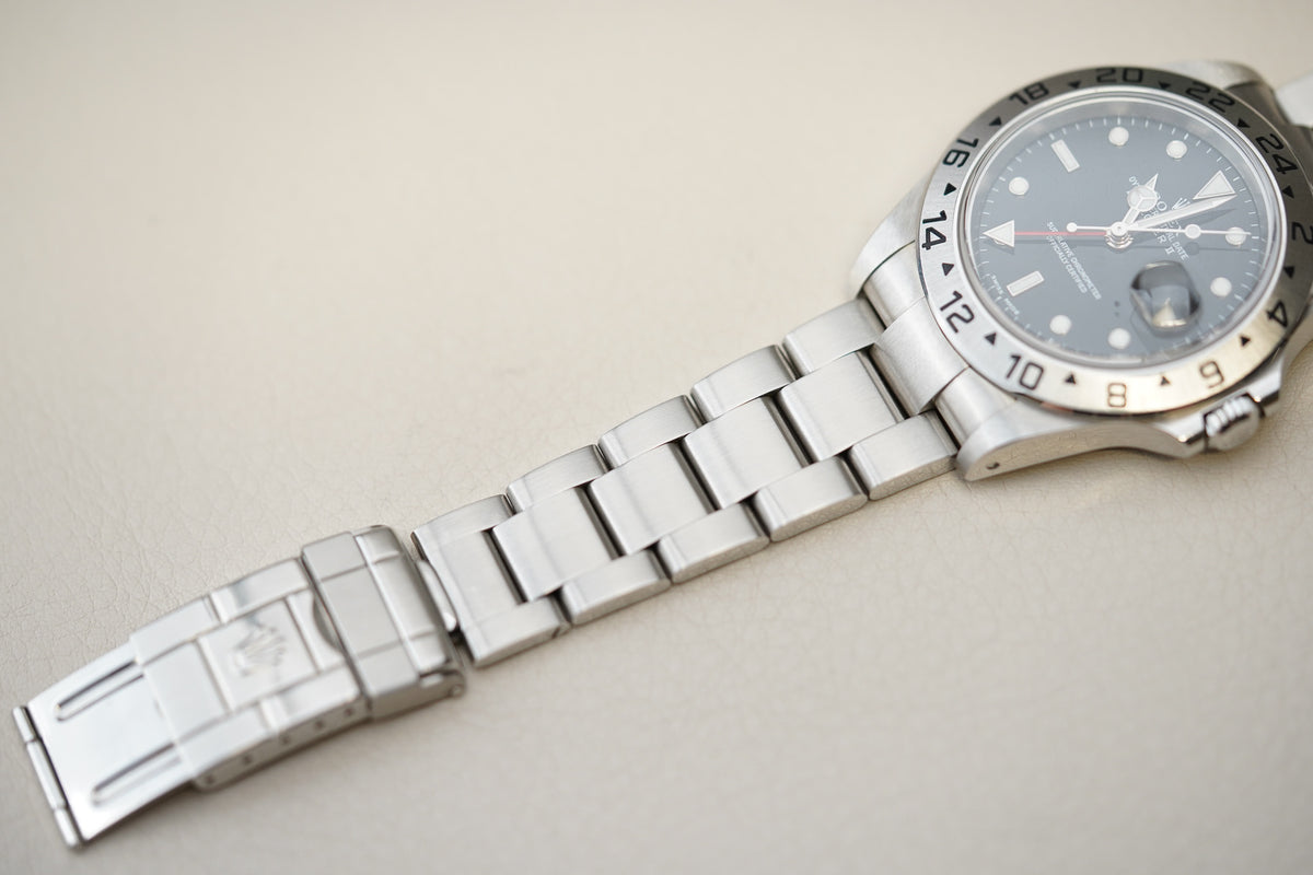 2002 Rolex Explorer II 16570 Black