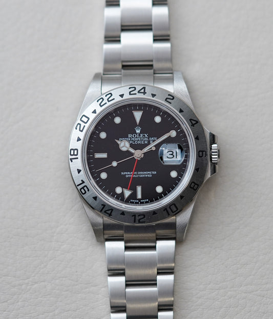 2002 Rolex Explorer II 16570 Black