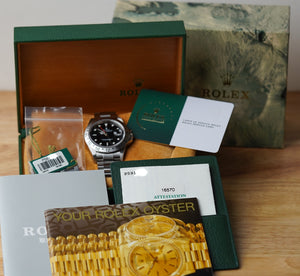 Rolex Explorer II 16570 Black Dial