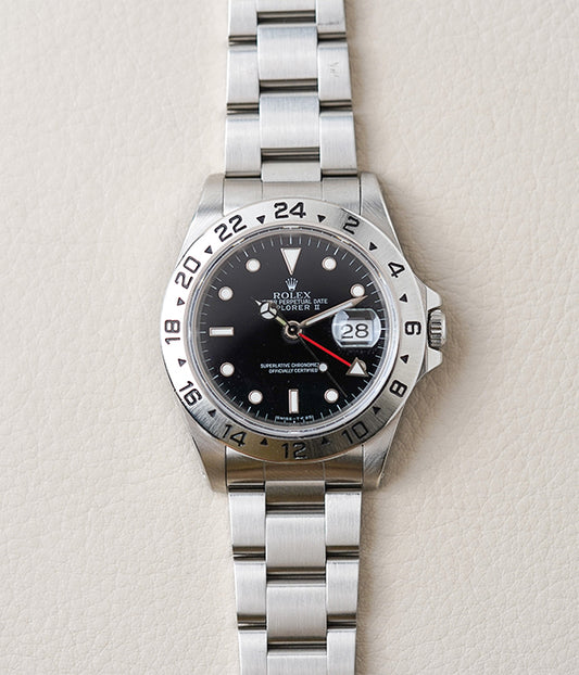 Rolex Explorer II 16570 Black Dial
