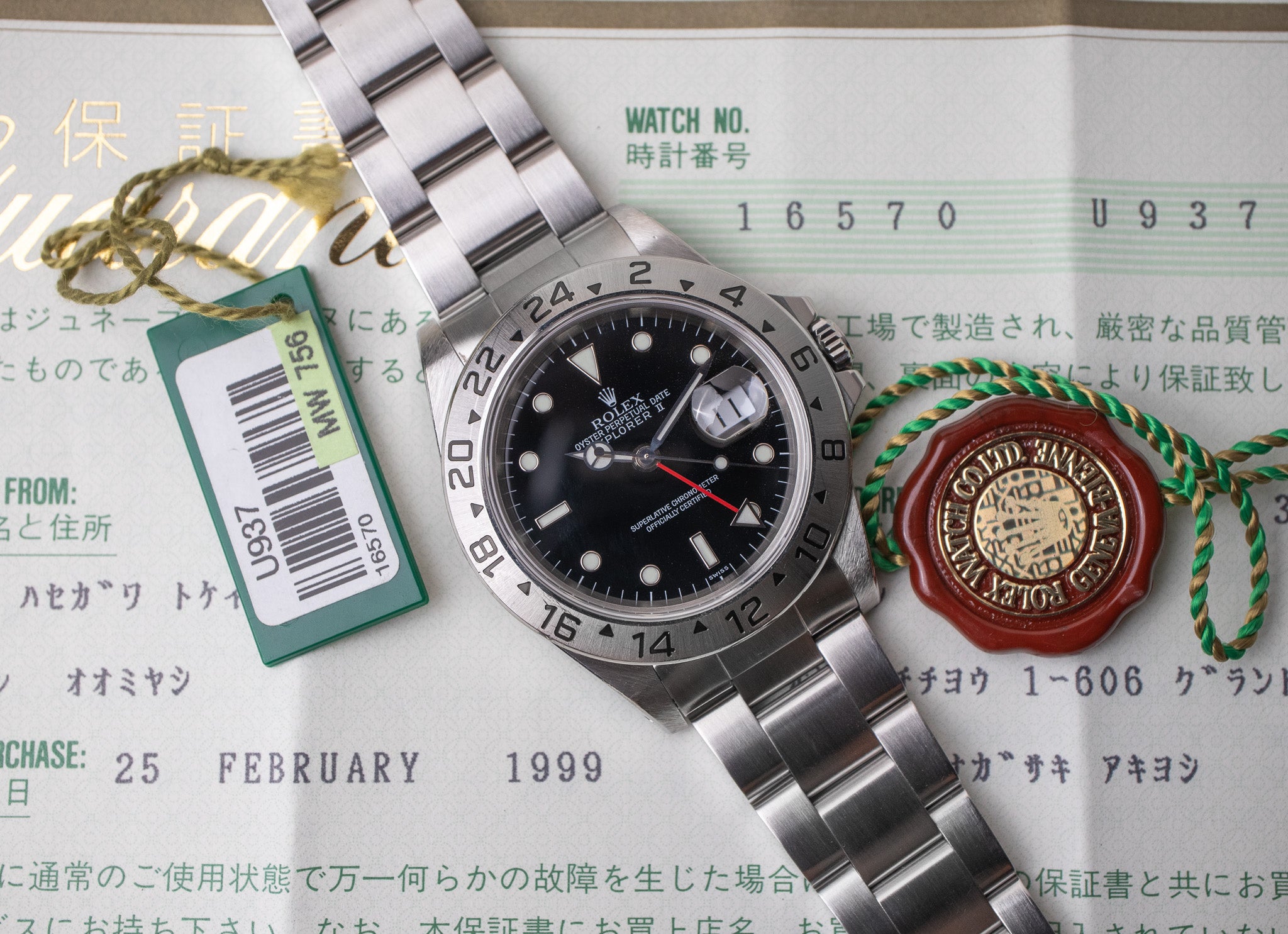 Rolex Explorer II 16570 Black – Belmont Watches