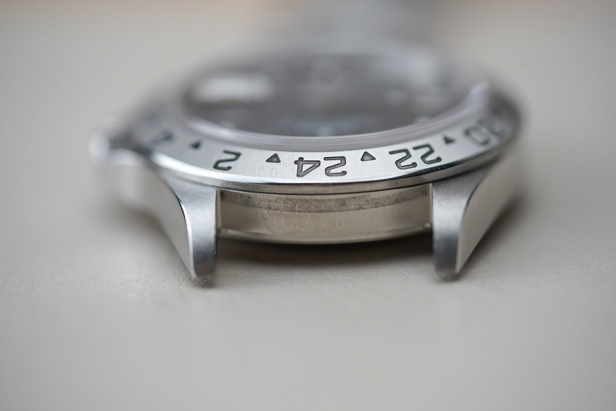 Rolex Explorer II 16570 Black 'Engraved Rehaut'