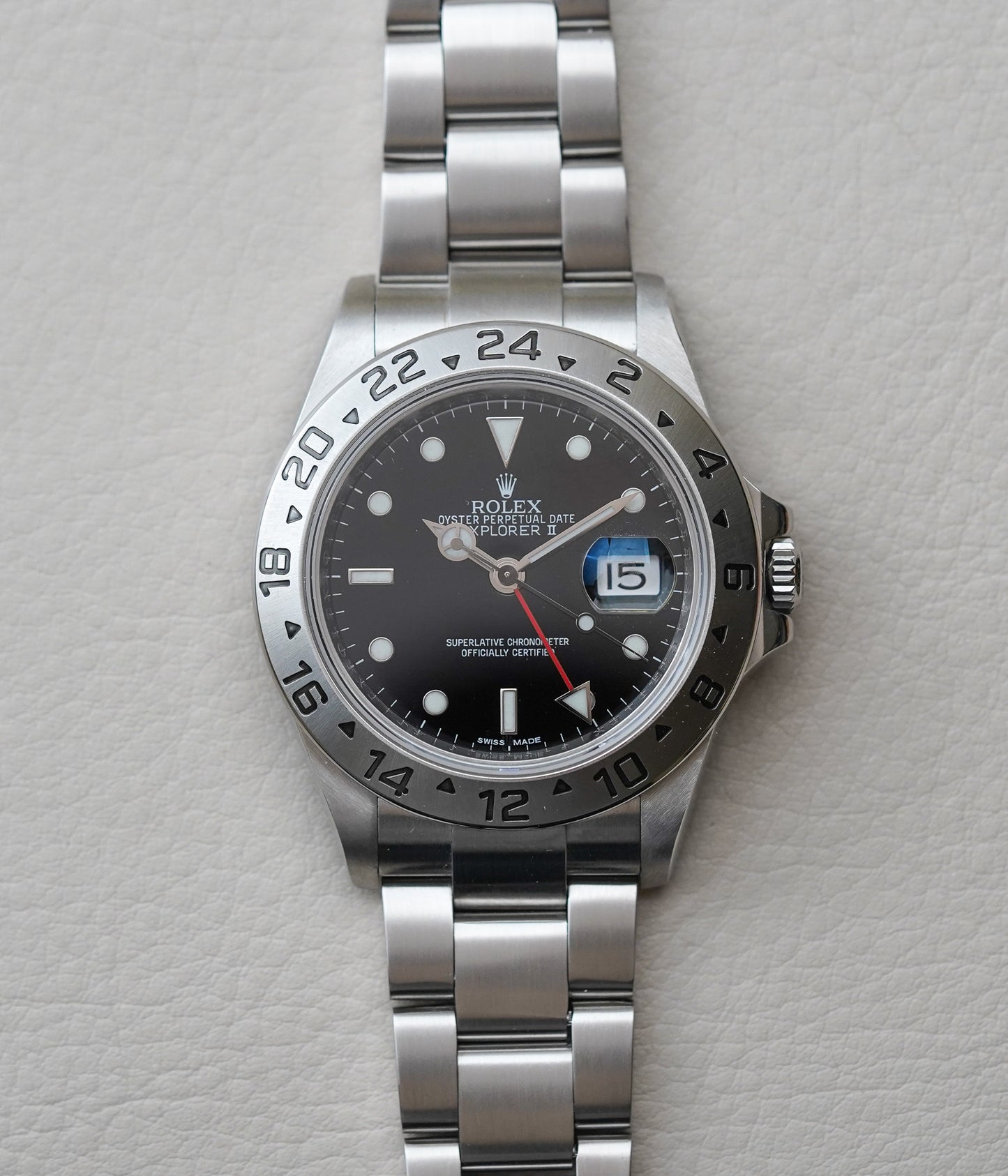 Rolex Explorer II 16570 Black 'Engraved'