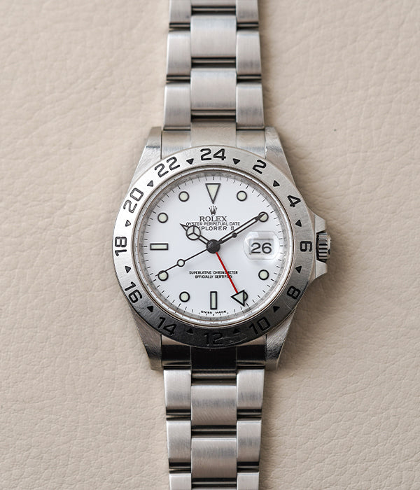 Rolex Explorer II 16570 Polar 'Engraved Rehaut'