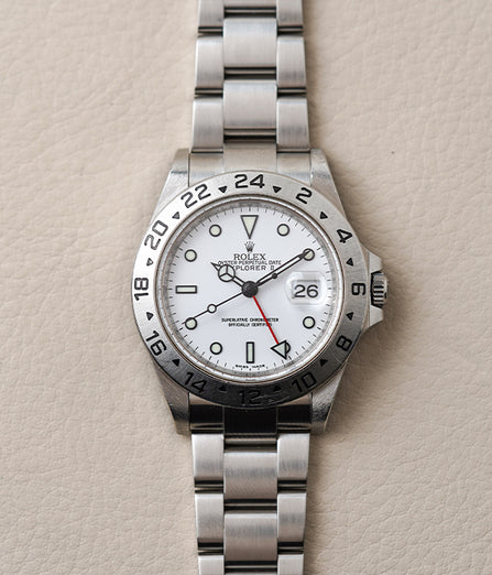 Rolex Explorer II 16570 Polar 'Engraved Rehaut'