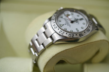 Rolex Explorer II 16570 Polar 'Engraved Rehaut'