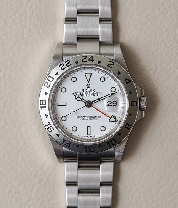 Rolex Explorer II 16570 Polar 'Engraved Rehaut'