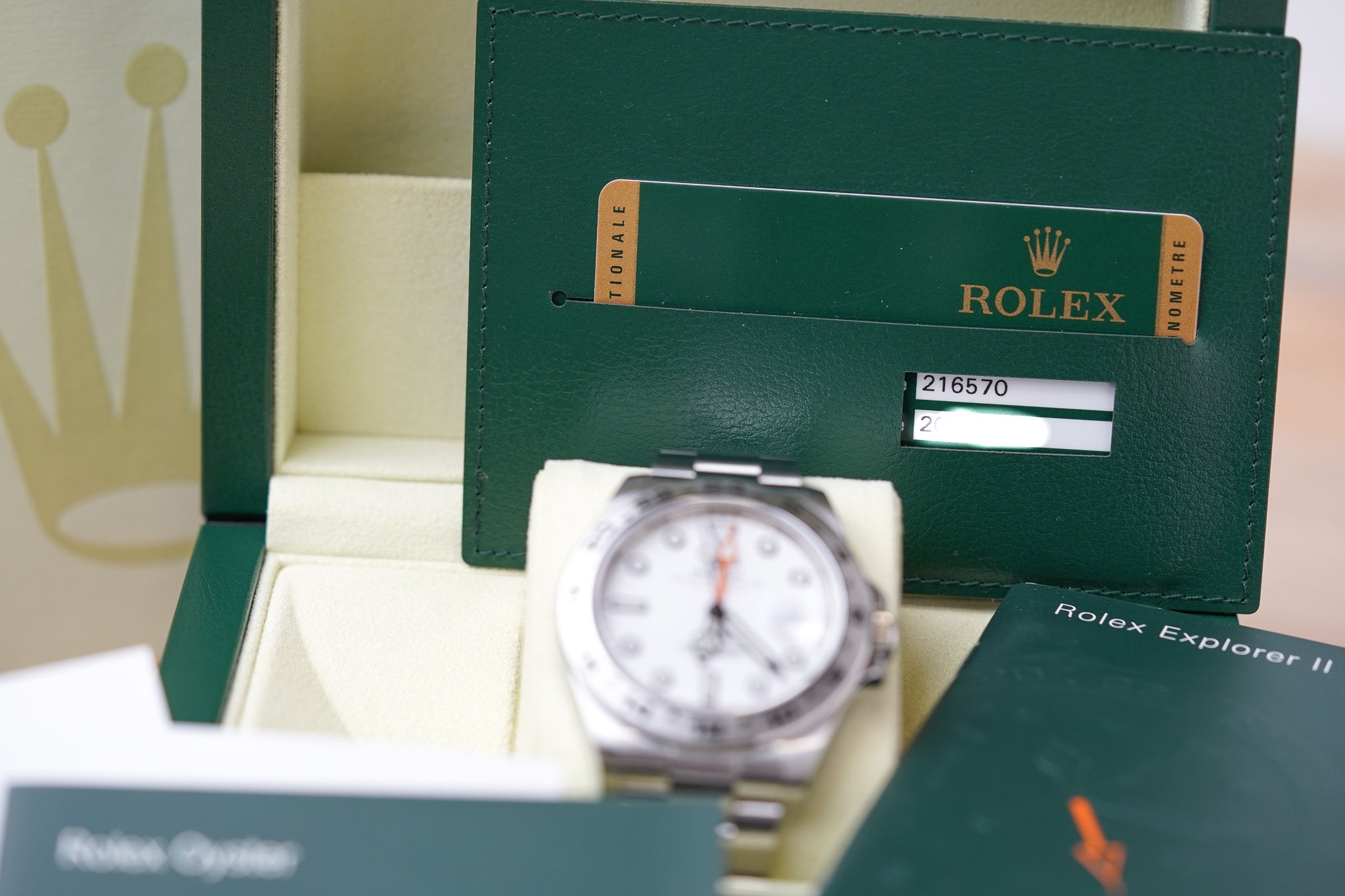 Rolex Explorer II 216570 Polar