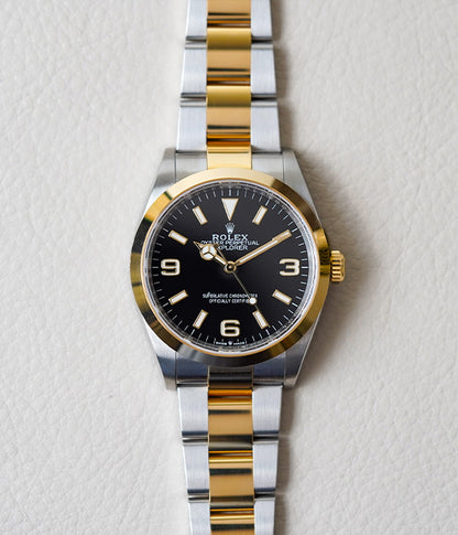 Rolex Explorer I Two Tone 124273