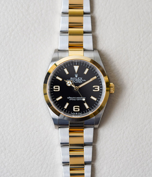 Rolex Explorer I Two Tone 124273