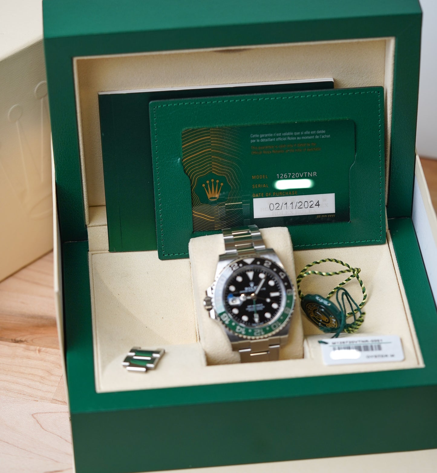 Rolex GMT-Master II 'Sprite' 126720VTNR Oyster