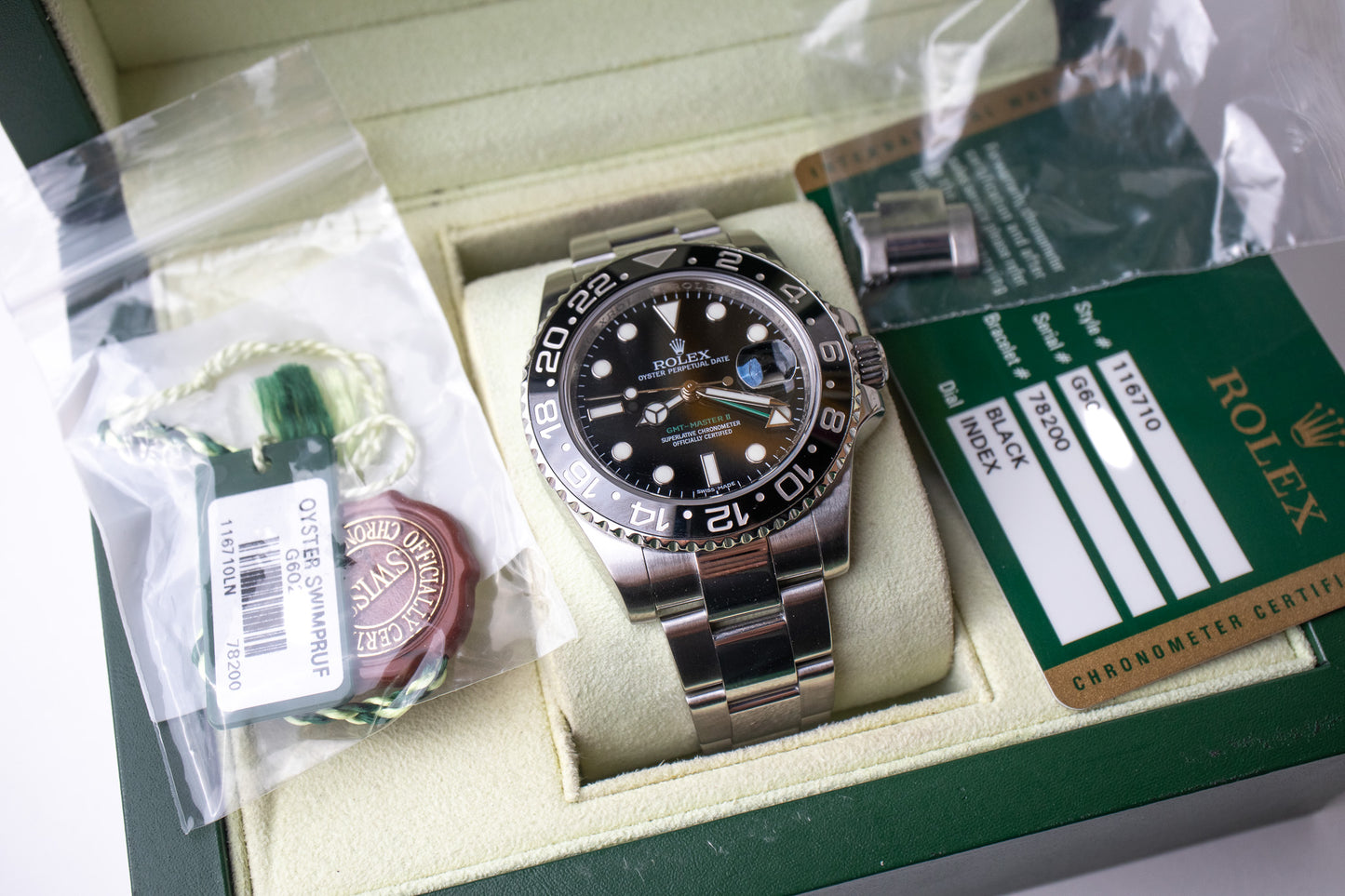 Service Rolex GMT Master II 116710LN