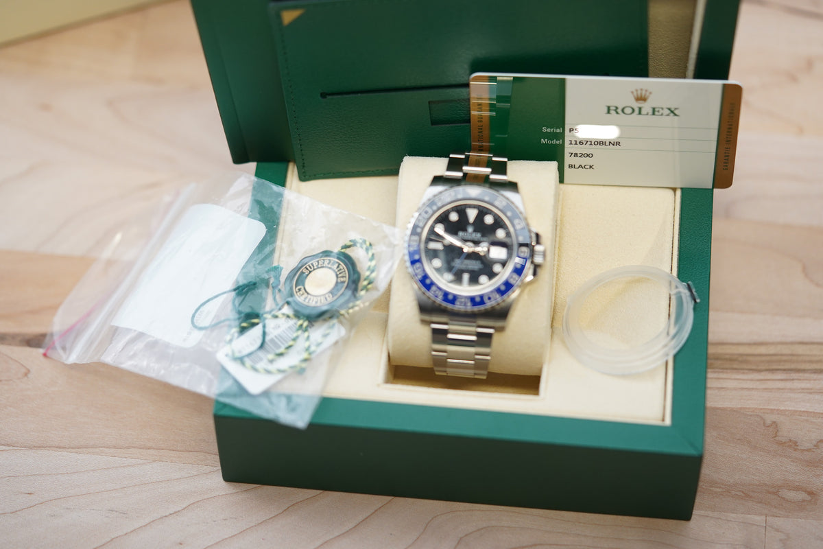 Rolex GMT Master II 116710BLNR Batman